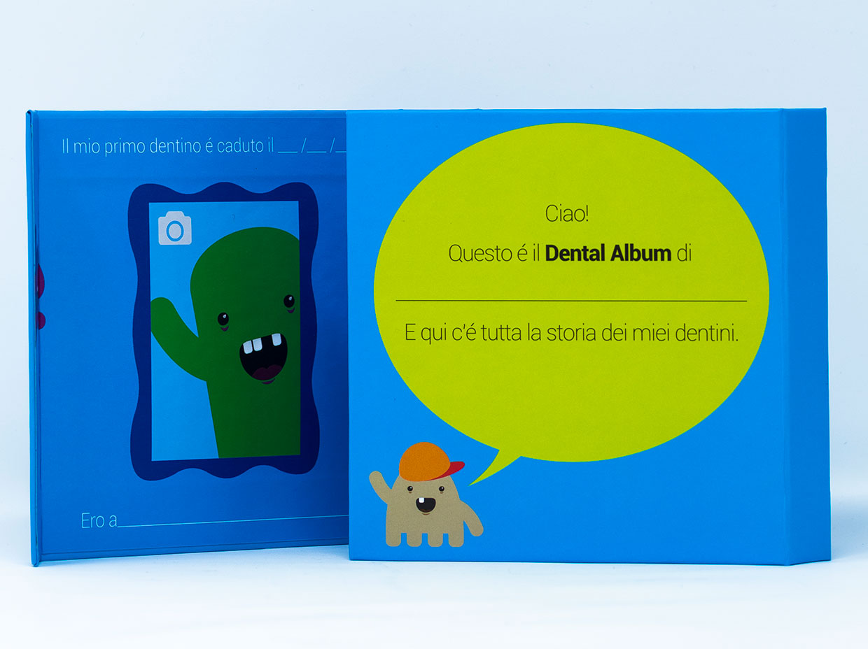 Angie Dental Album Porta Denti da Latte - Vari Colori
