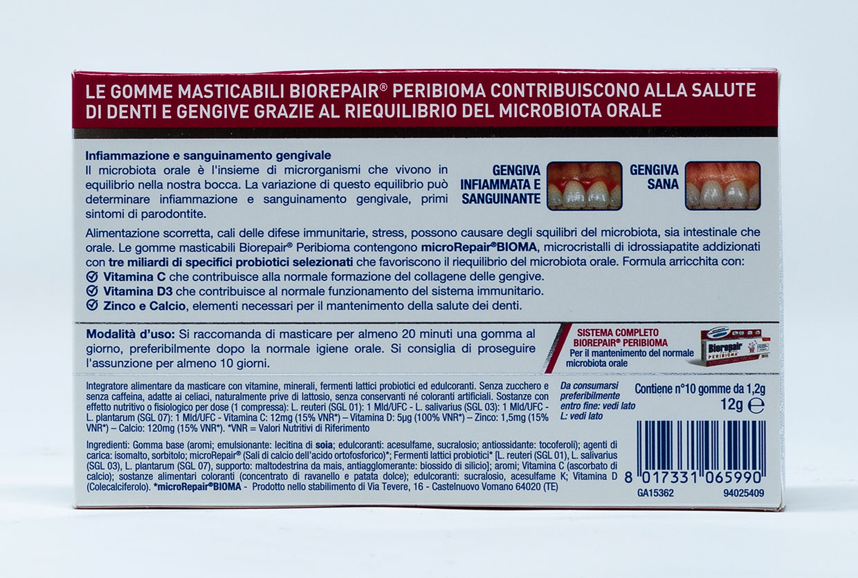 Biorepair Gomme Masticabili Peribioma – 10 pz.