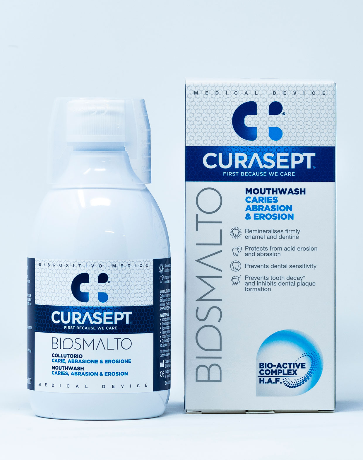 Curasept Biosmalto Collutorio Carie, Abrasione, Erosione – 300 ml