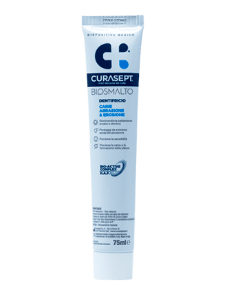 Curasept Biosmalto Dentifricio Carie, Abrasione, Erosione – 75 ml