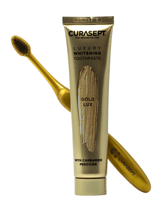 Curasept Dentifricio Gold Luxury + Spazzolino