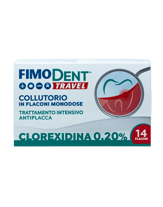 Fimodent Collutorio Travel Clorexidina 0,20 % - 14 pz x 10 ml