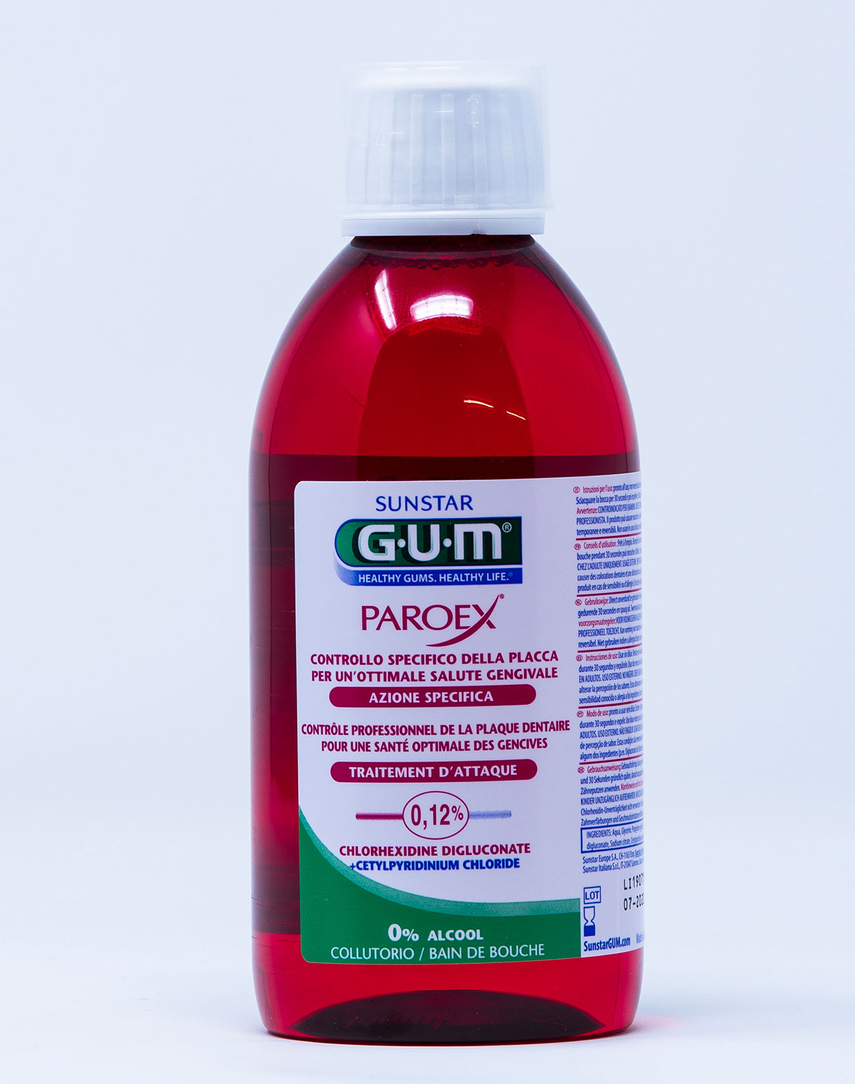 Gum Collutorio Paroex Azione specifica CHX 0,12% + CPC 0,05%