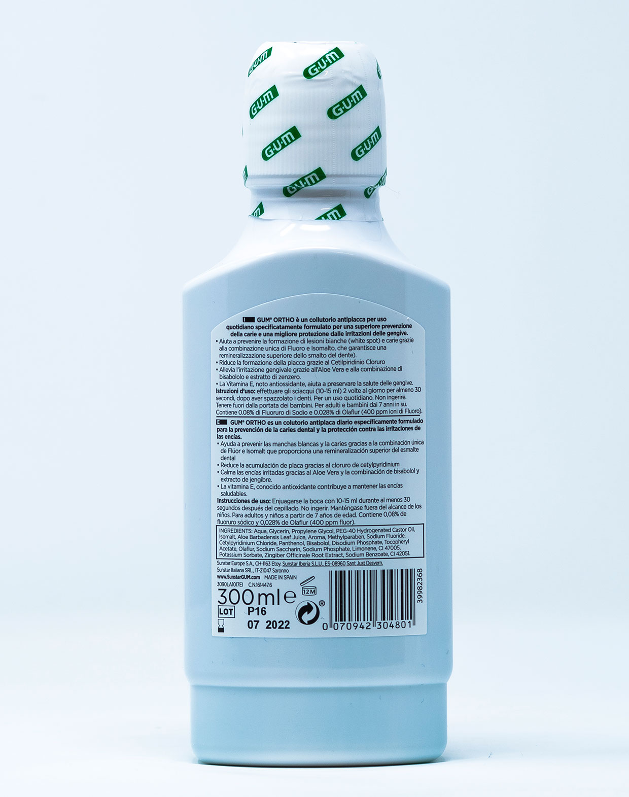 Gum Collutorio Ortho – 300 ml