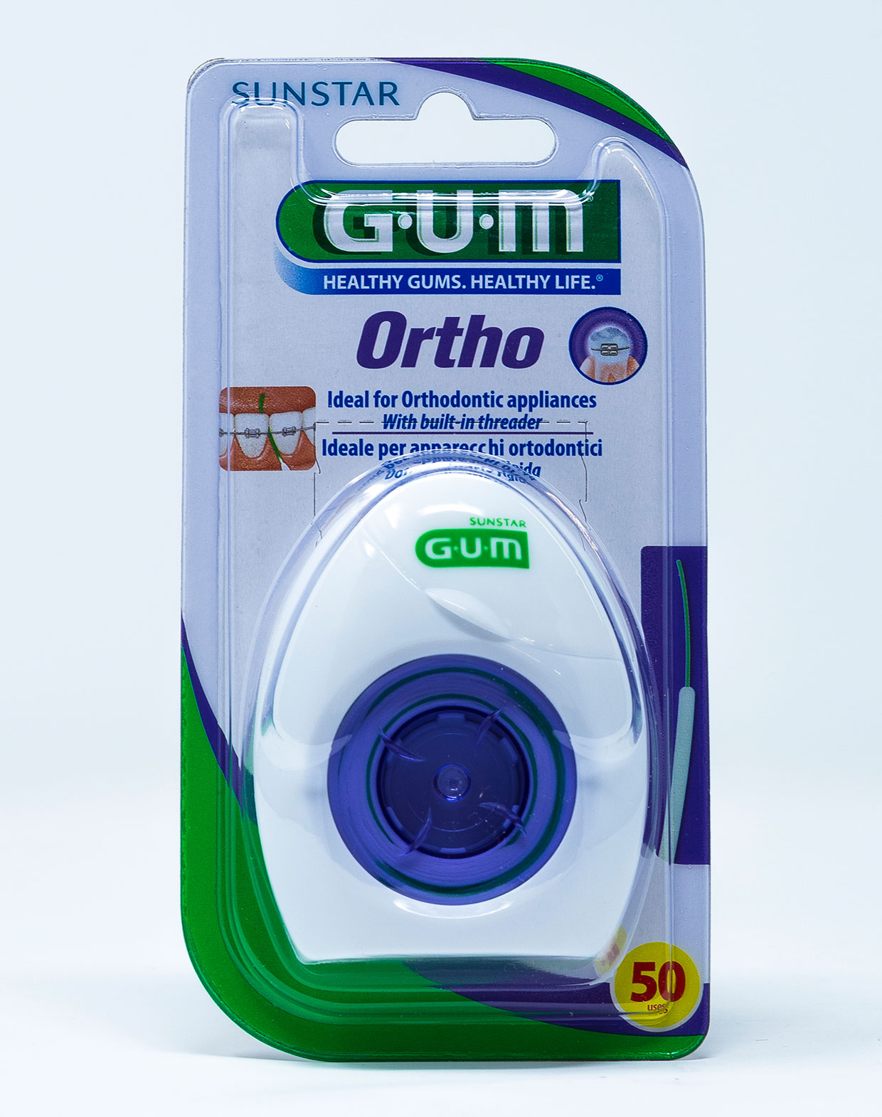 Gum Filo Interdentale Ortho – 50 fili