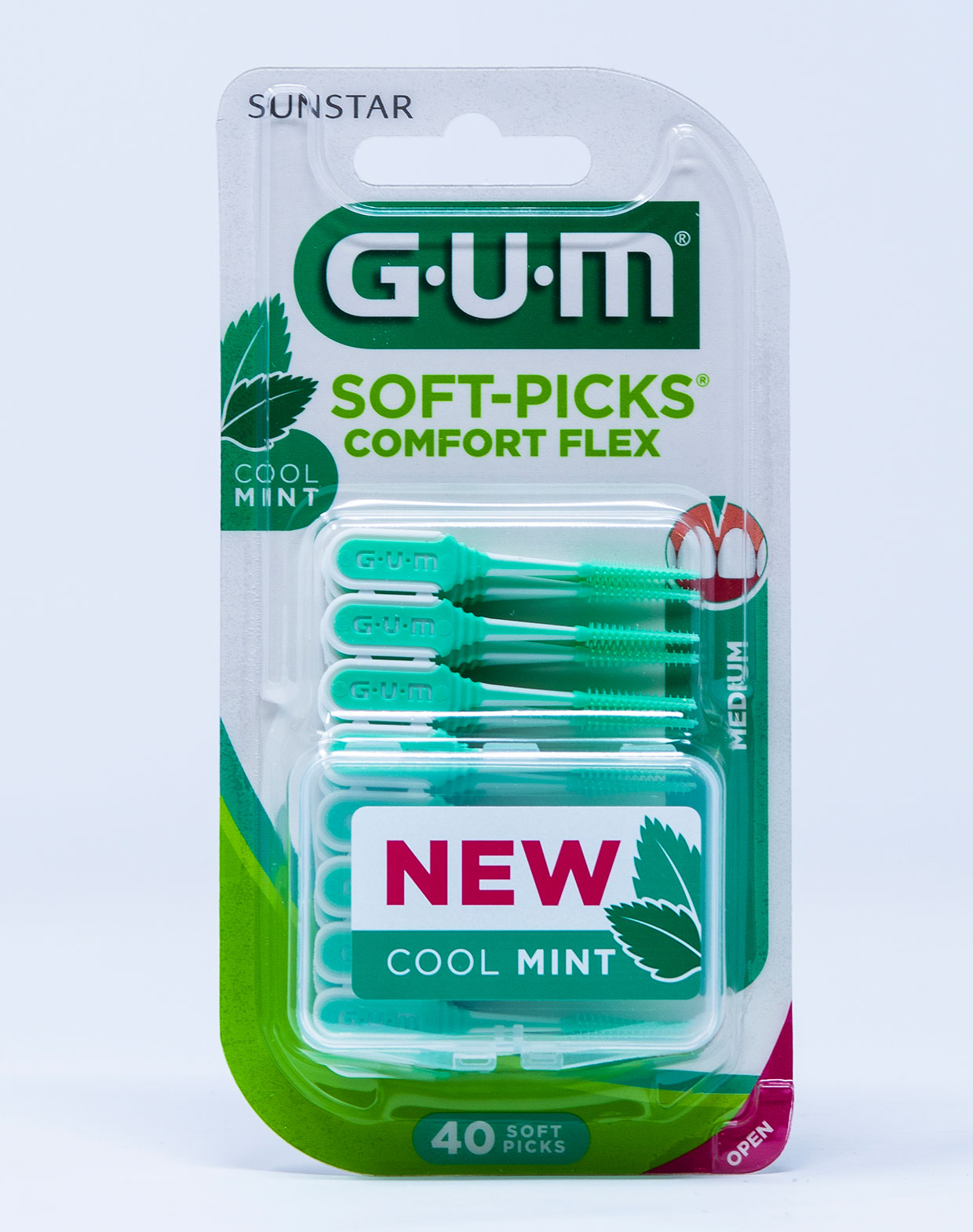 Gum Scovolino Soft Picks Comfort Flex Medium Menta 670 - 40 pz