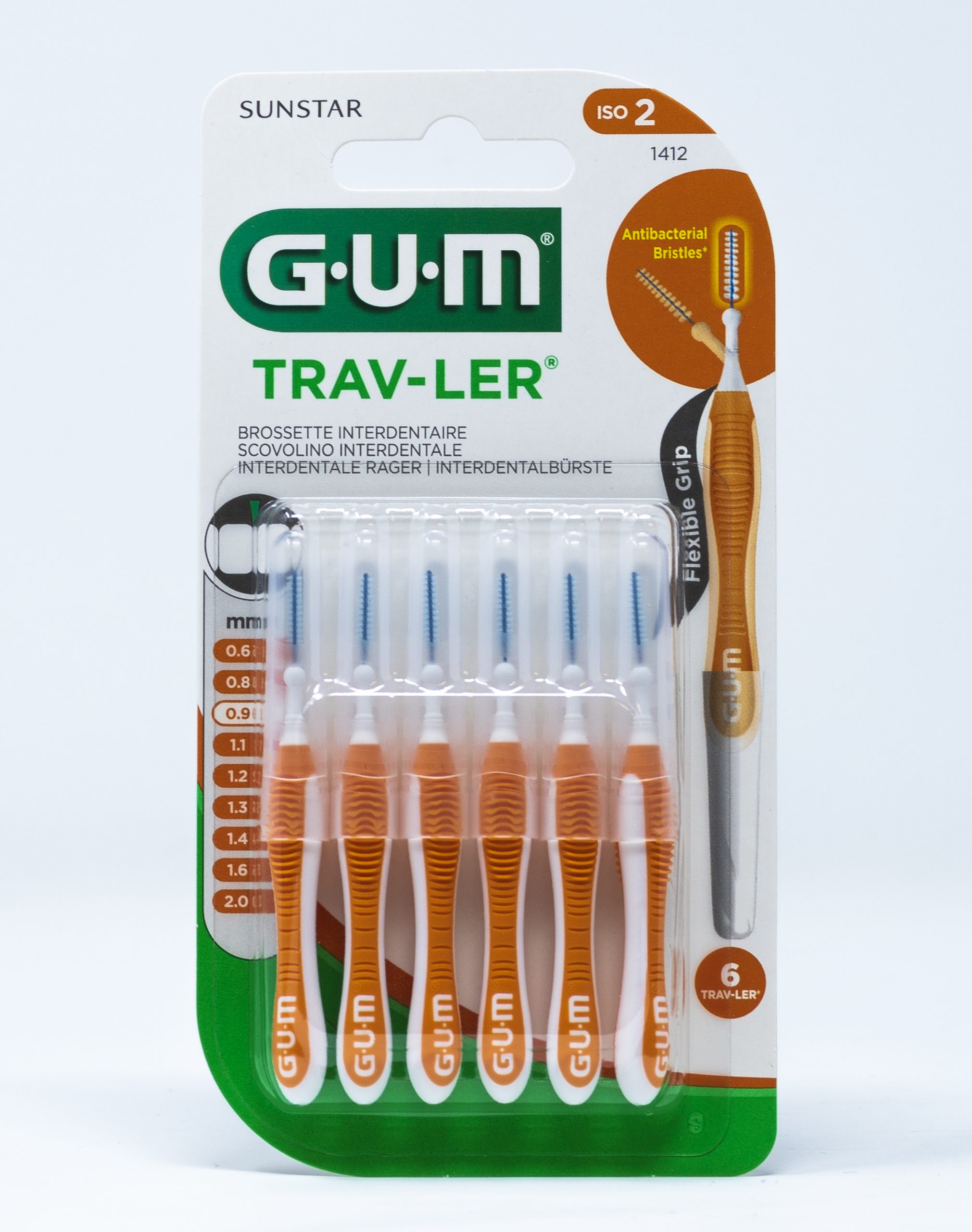 Gum Scovolino Trav-Ler ISO 2 – 0,9 mm | 1412