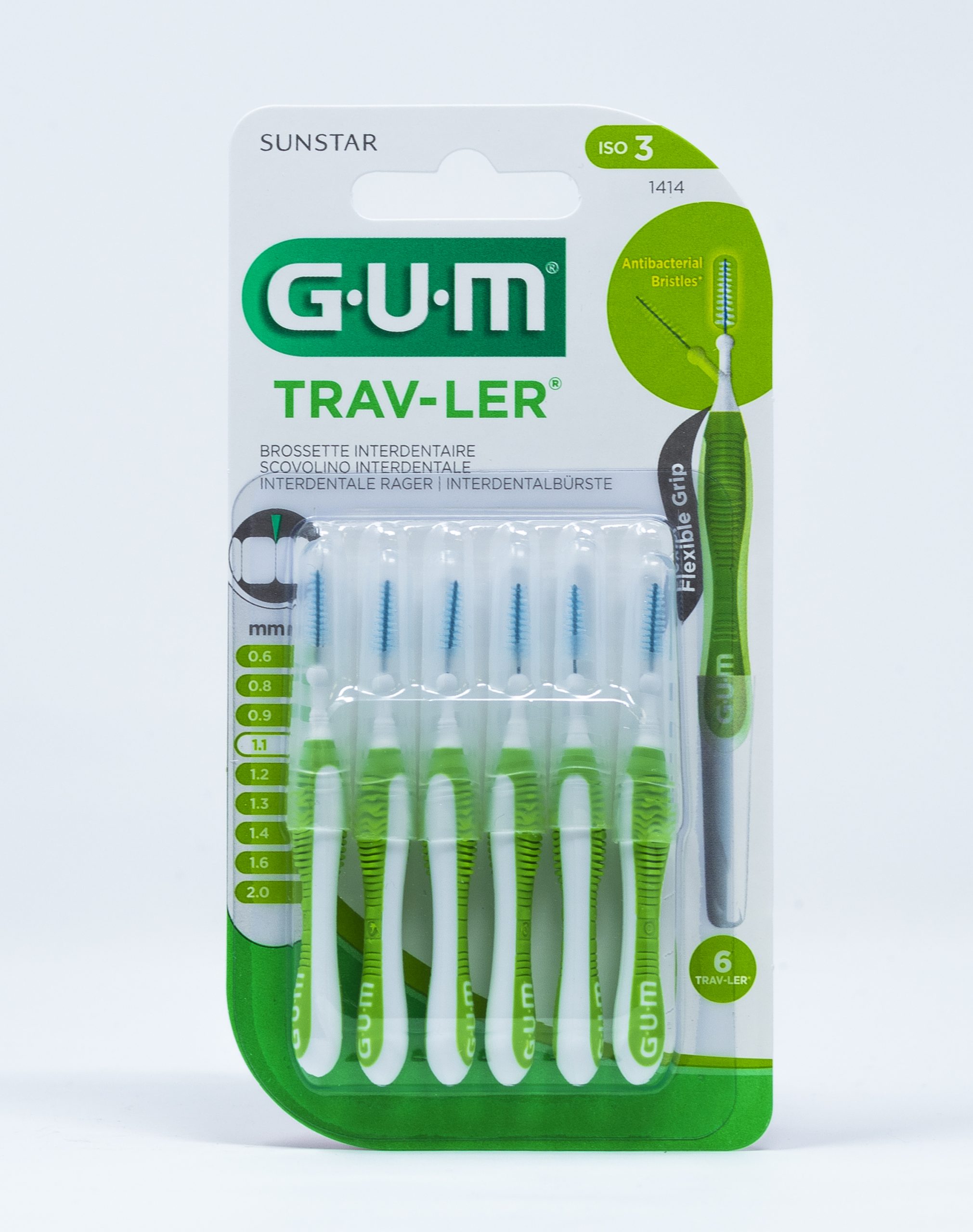 Gum Scovolino Trav-Ler ISO 3 – 1,1 mm | 1414