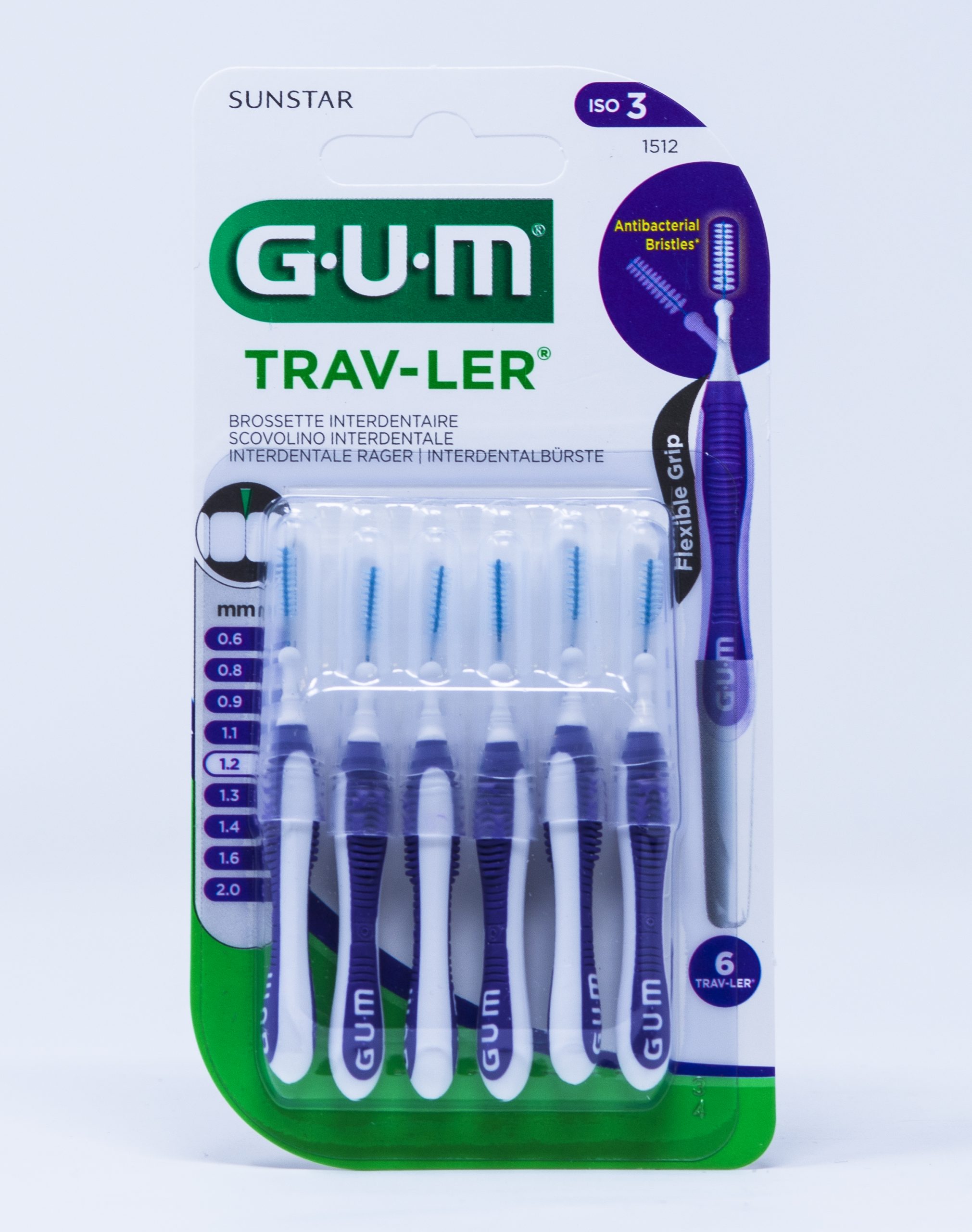 Gum Scovolino Trav-Ler ISO 3 – 1,2 mm | 1512