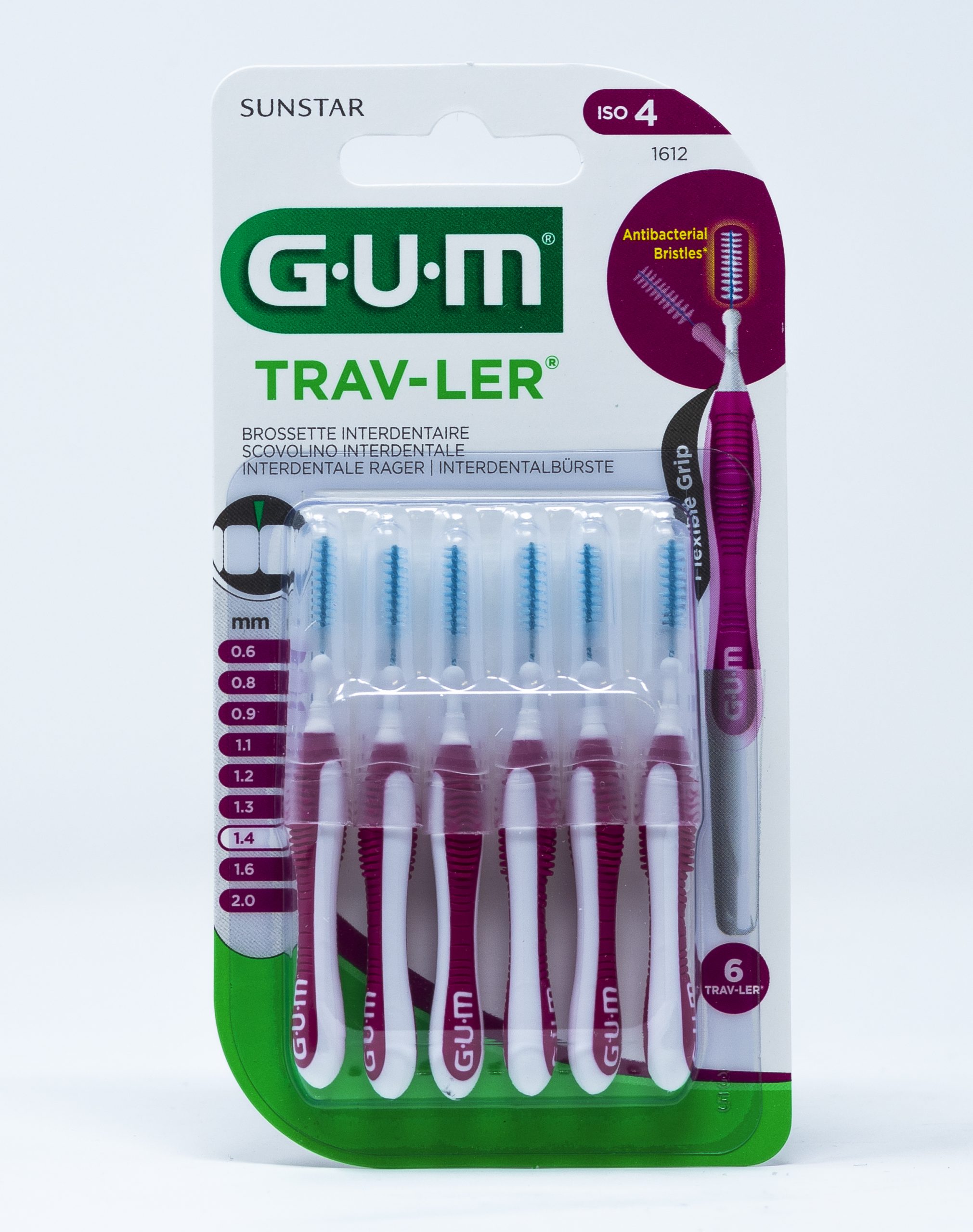 Gum Scovolino Trav-Ler ISO 4 – 1,4 mm | 1612