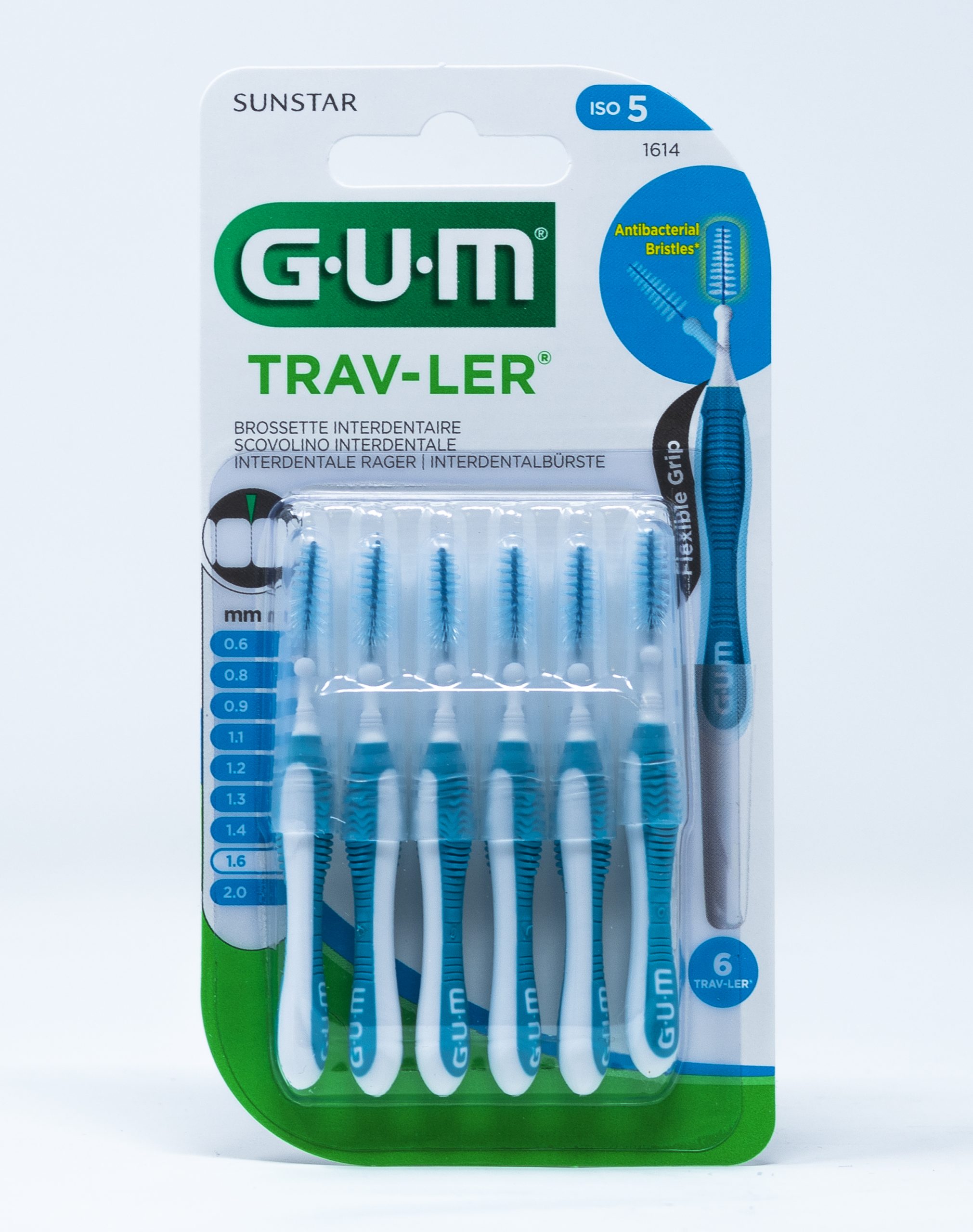 Gum Scovolino Trav-Ler ISO 5 – 1,6 mm | 1614