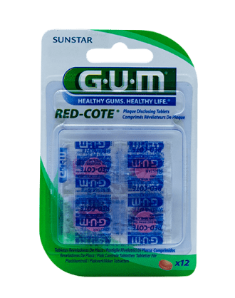 Gum Pastiglie Rivela Placca Red-Cote - 12 pz