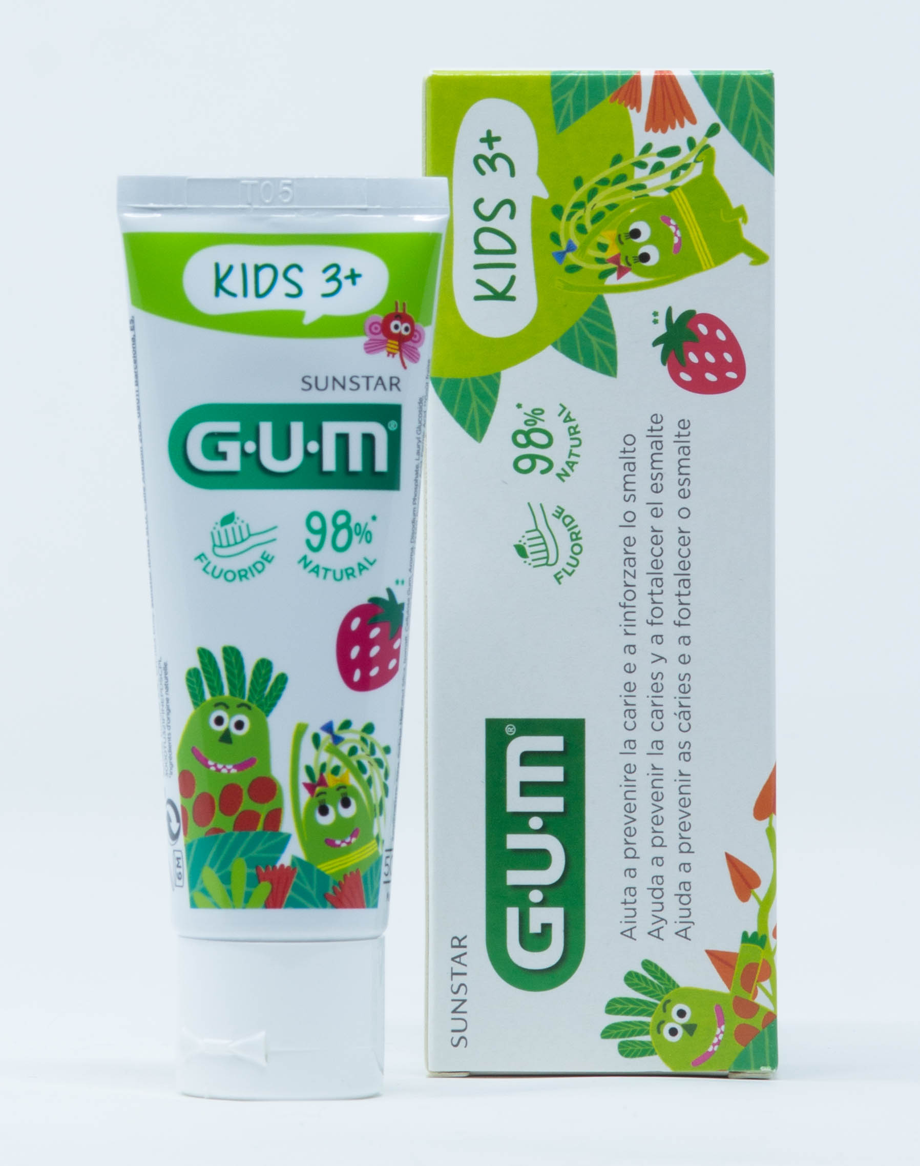 Gum Dentifricio Kids Monster +3 anni – 50 ml