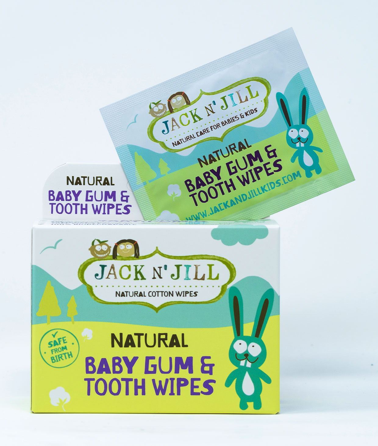 Jack N’Jill Salviettine in cotone per denti e gengive - 25 pz