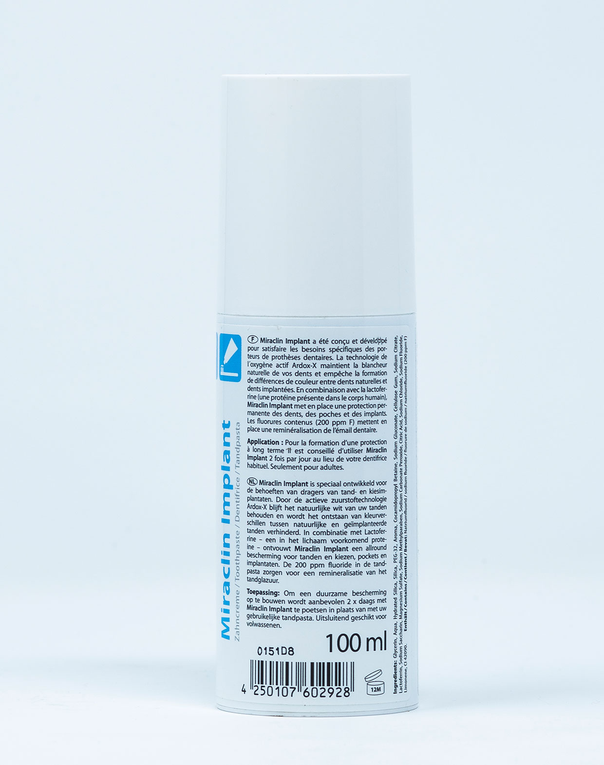Miradent Dentifricio Miraclin Implant – 100 ml