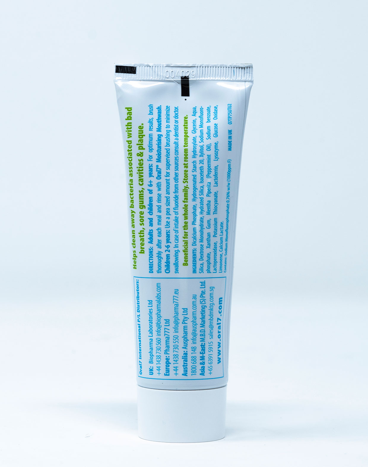 Oral7 Dentifricio Idratante – 75 ml