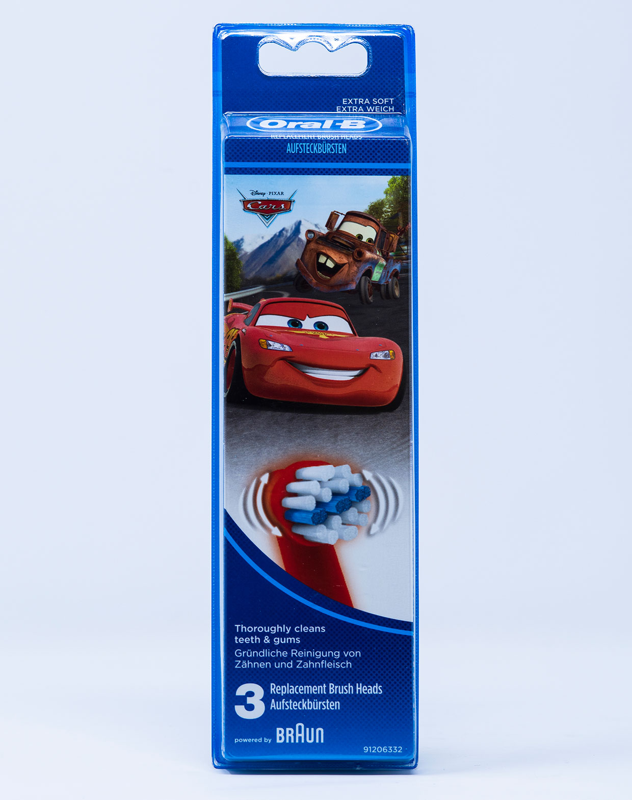 OralB Testina di Ricambio Stages Cars – 4 pz.
