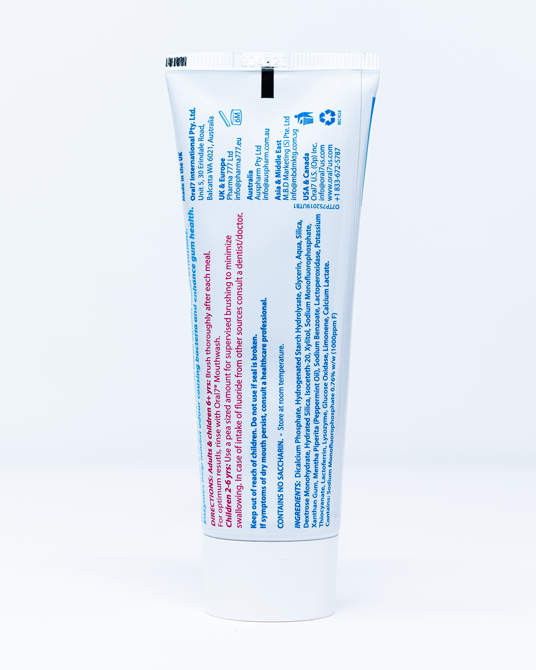 Oral7 Dentifricio Idratante – 75 ml