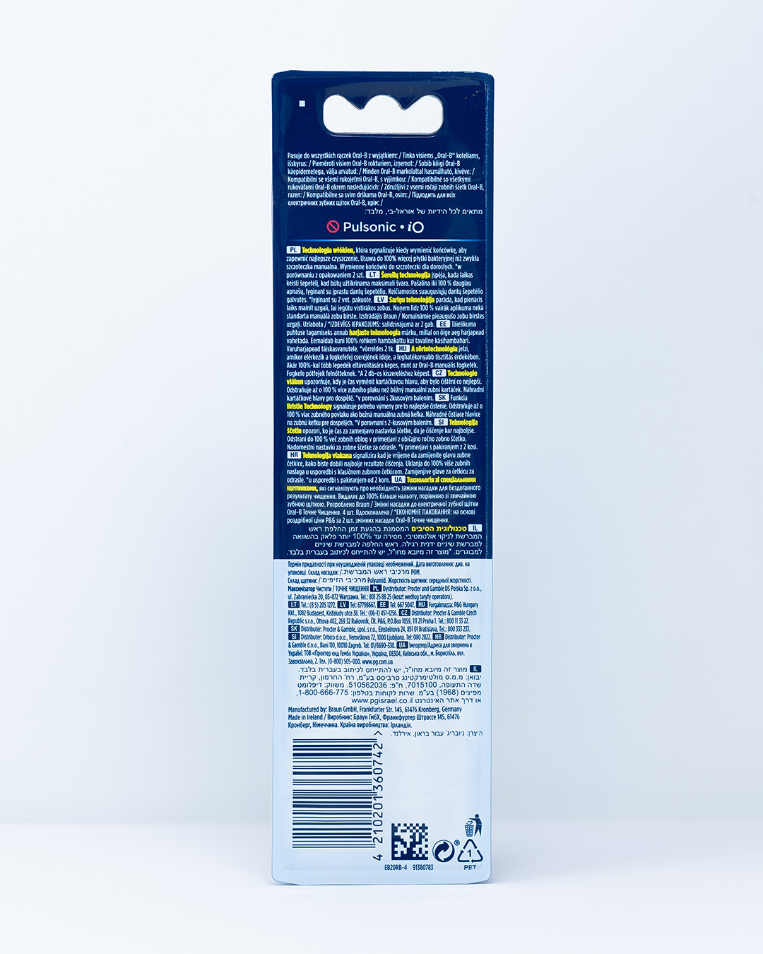 Oral-B Testina di Ricambio Precision Clean – 4 pz.