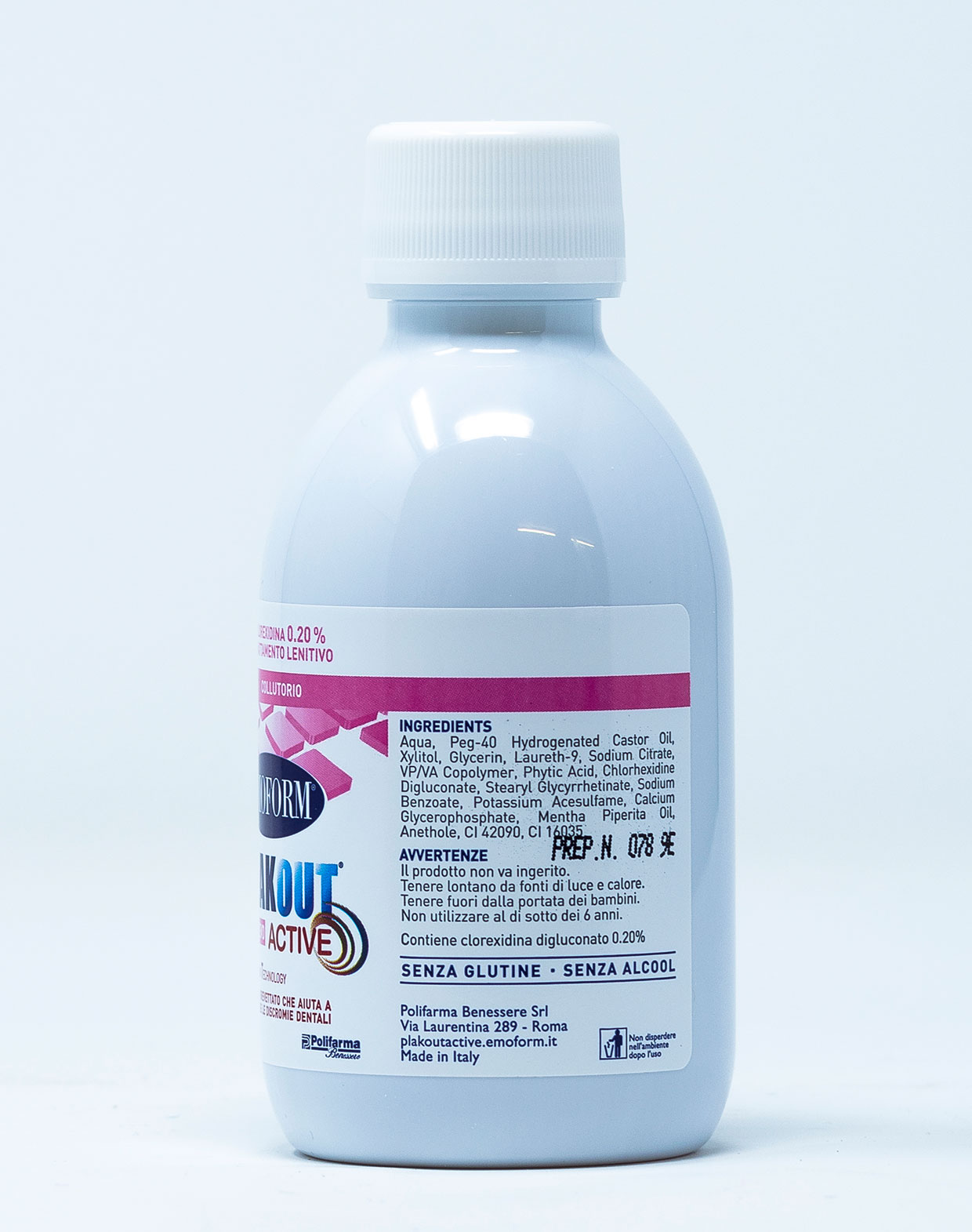 Emoform Collutorio Plak Out  Active Sollievo 0,20 % – 200 ml