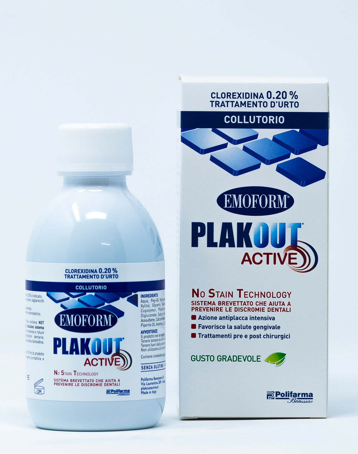 Emoform Collutorio Plak Out  Active 0,20% – 200 ml