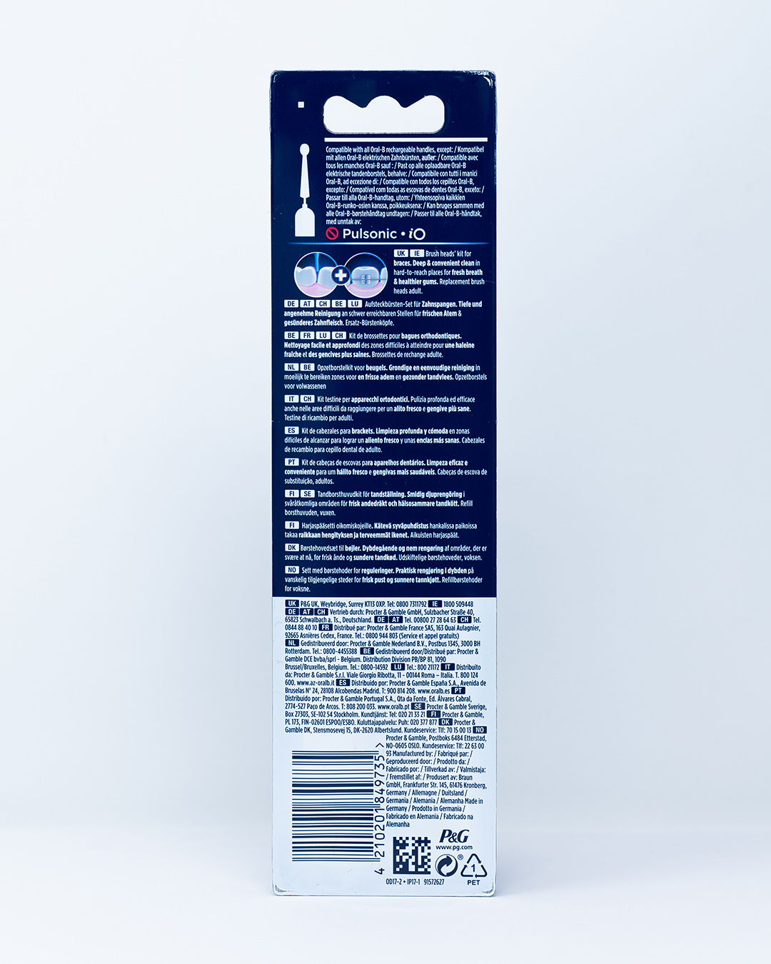 OralB Testina di Ricambio Ortho Care Essential – 2+1 pz.