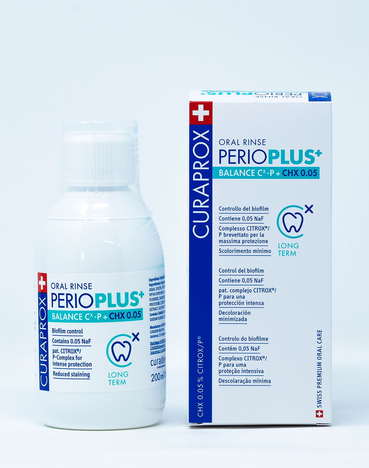 Curaprox Collutorio Perio Plus+ Balance CHX 0,05% - 200 ml