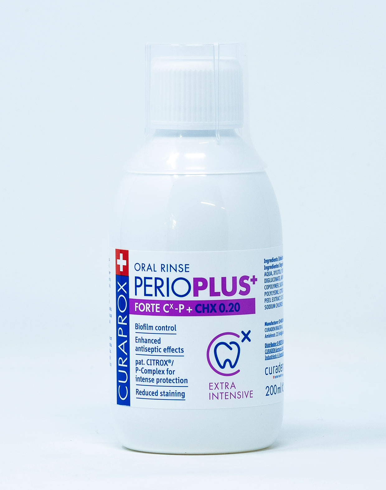 Curaprox Collutorio Perio Plus+ Forte CHX 0,20% - 200 ml