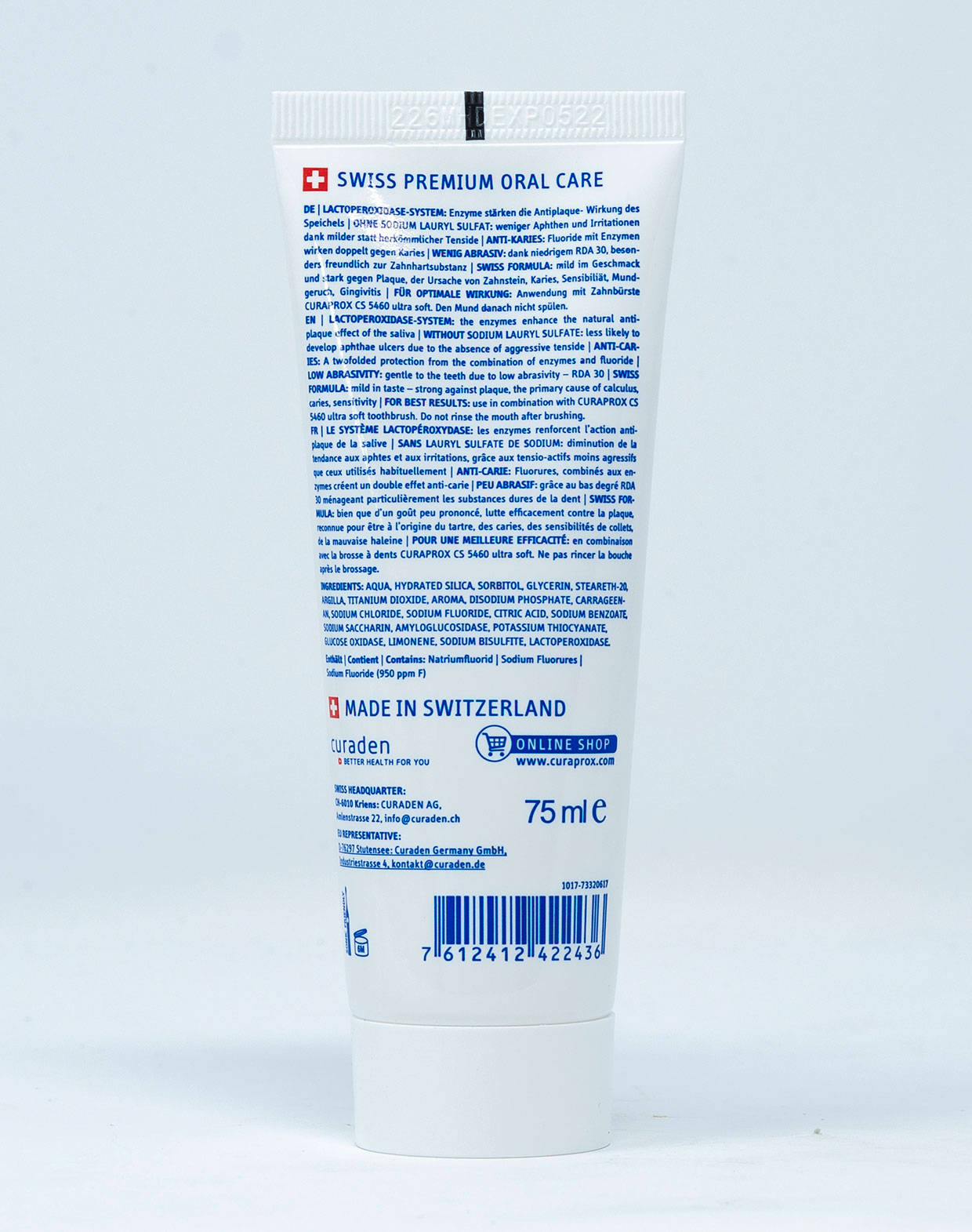 Curaprox Dentifricio Enzycal 950 - 75 ml