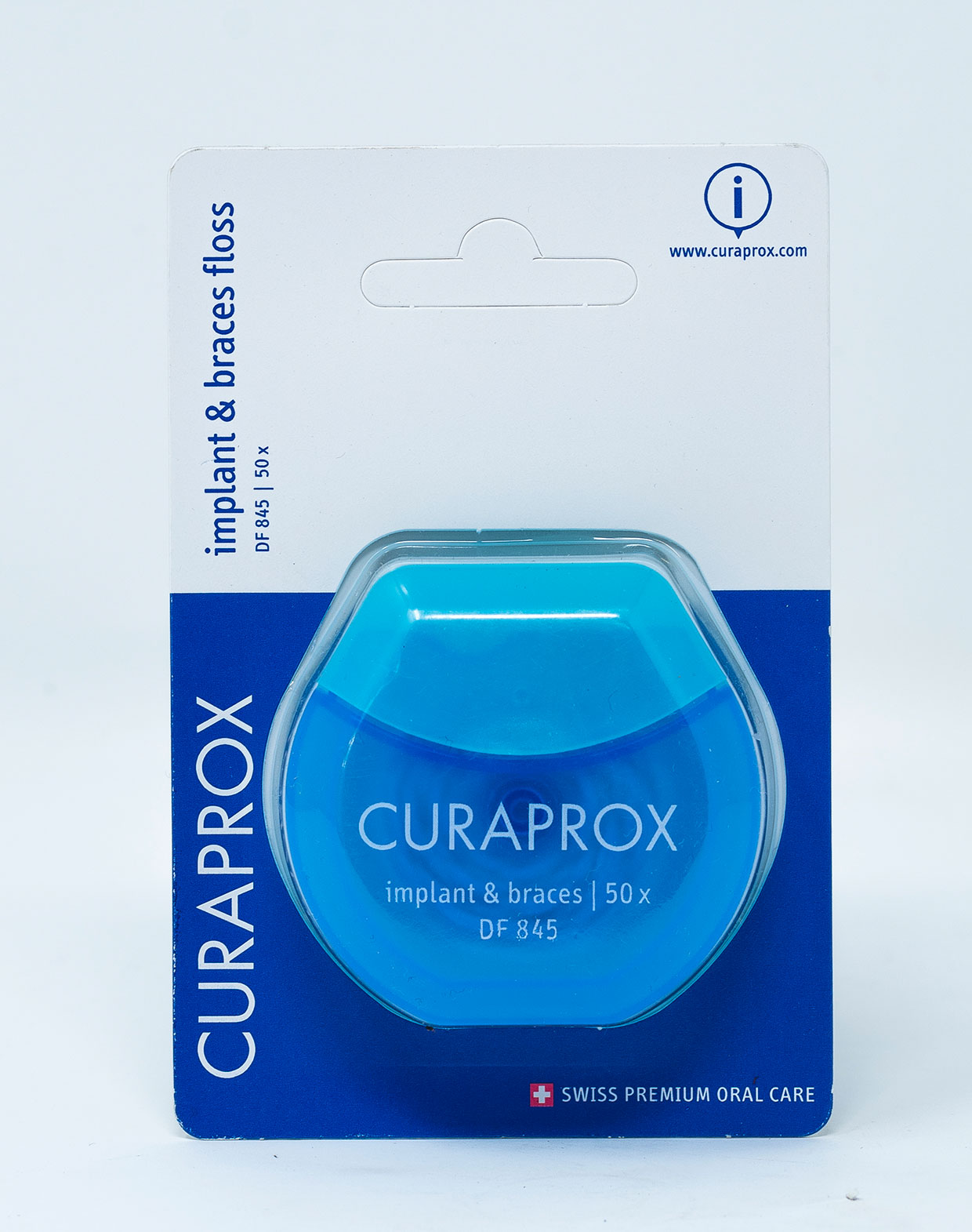 Curaprox Filo Interdentale DF 845 Implant & Braces - 50 fili