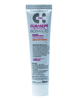 Curasept Biosmalto Mousse Azione d’Urto Denti Sensibili - 50 ml