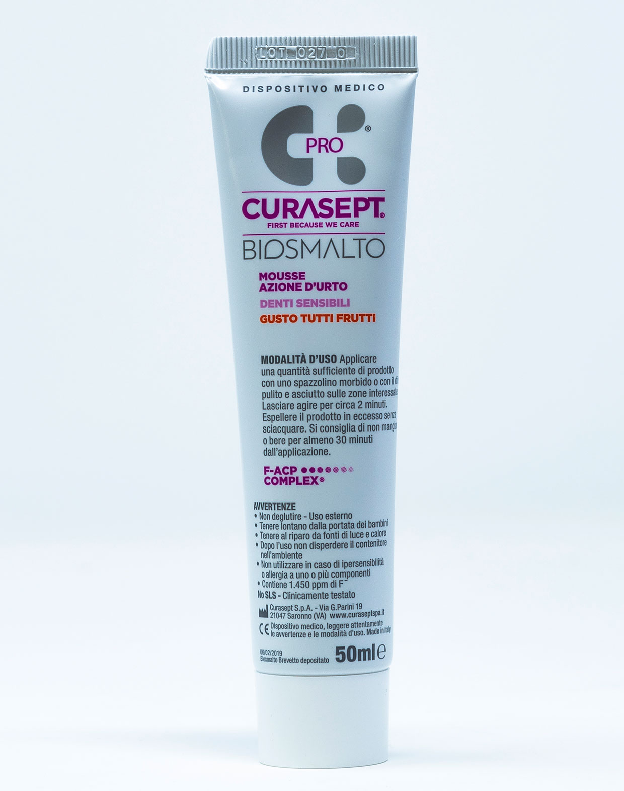 Curasept Biosmalto Mousse Azione d’Urto Denti Sensibili - 50 ml