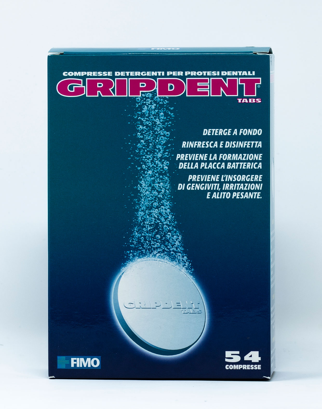 Fimo Gripdent Tabs 54 cpr + 1 Spazzolino per Protesi