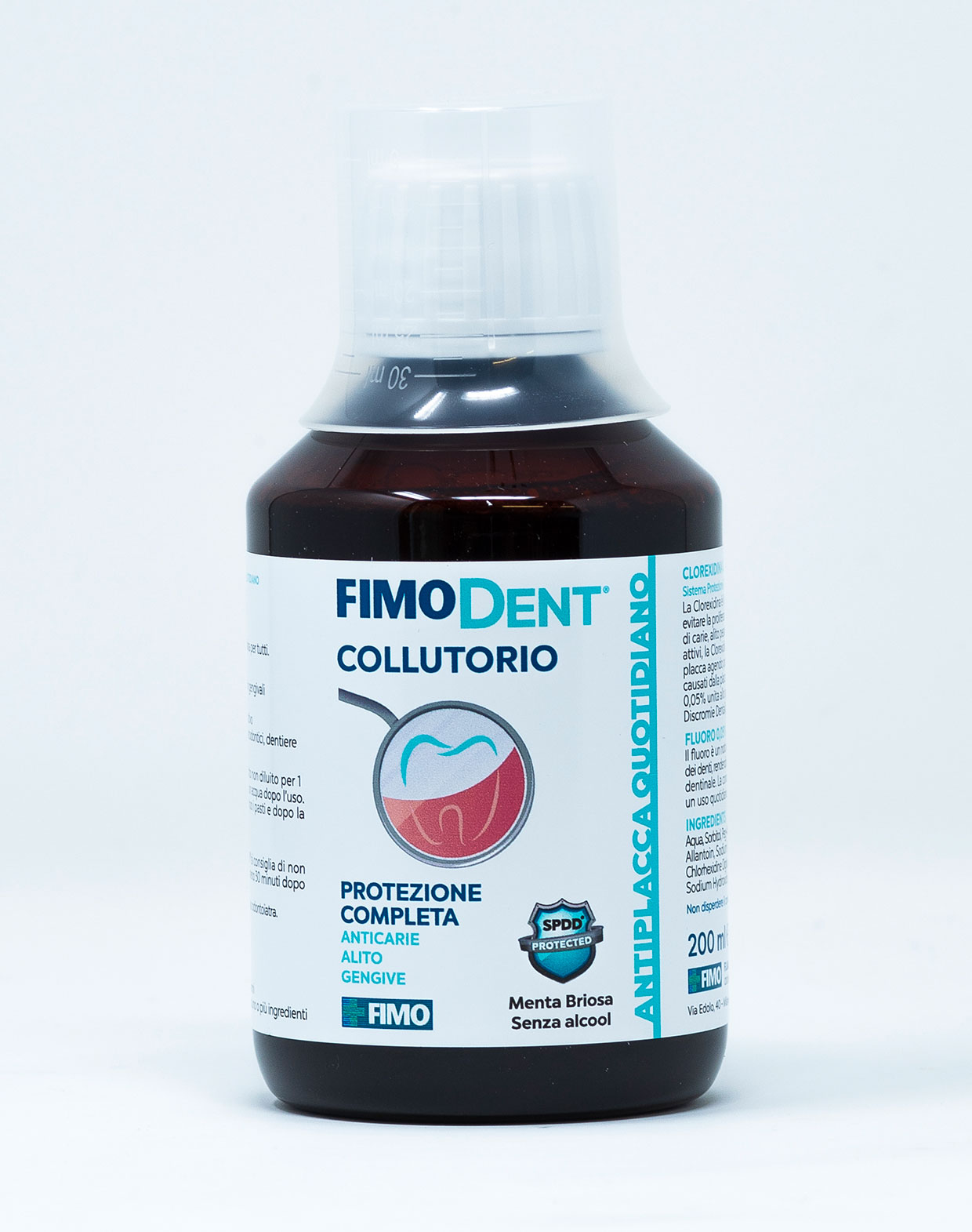 Fimo FimoDent Collutorio Antiplacca Quotidiano CHX 0,05% + Fluoro 0,05% - 200 ml