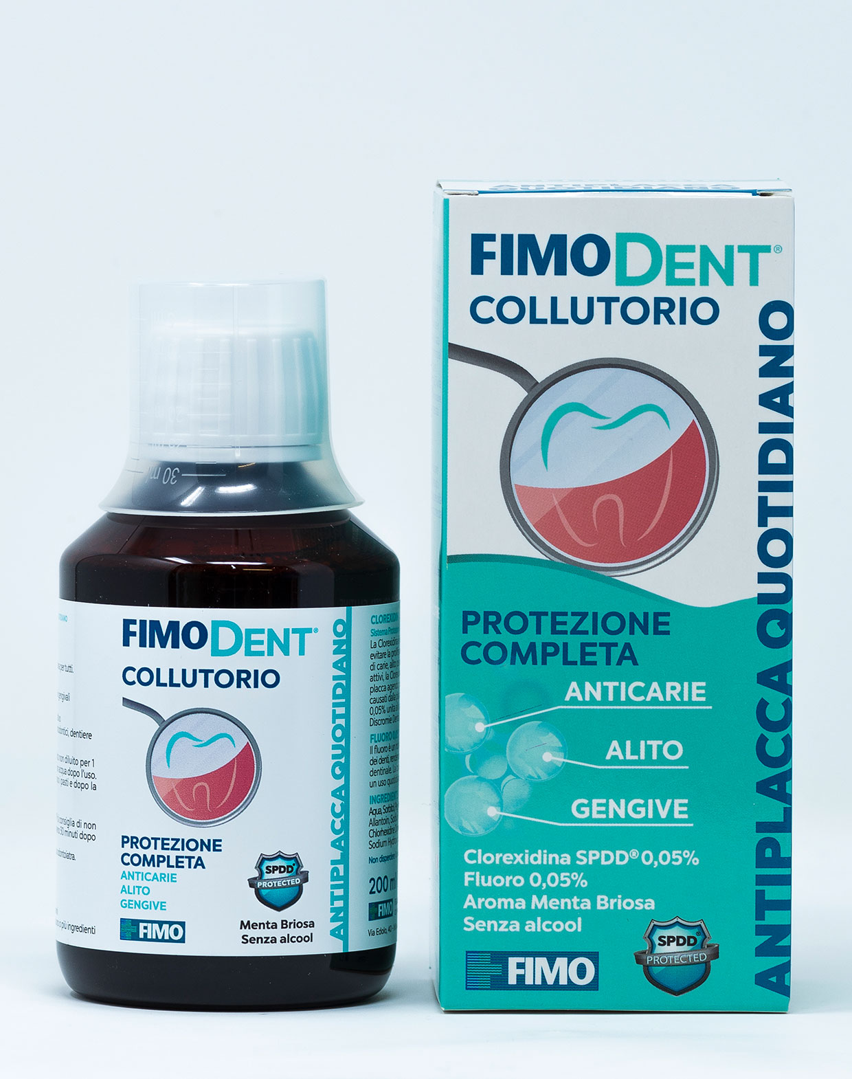 Fimo FimoDent Collutorio Antiplacca Quotidiano CHX 0,05% + Fluoro 0,05% - 200 ml