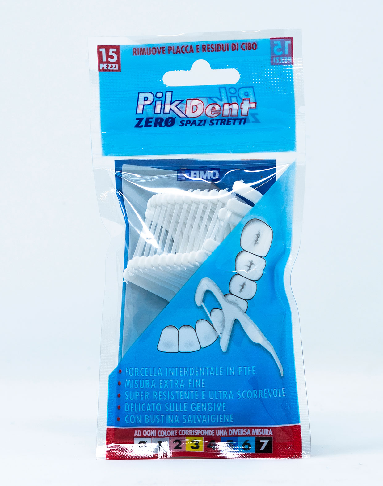 Fimo Pikdent Forcelle Zero Spazi Stretti - 15 pz + 1 Bustina Salvaigiene