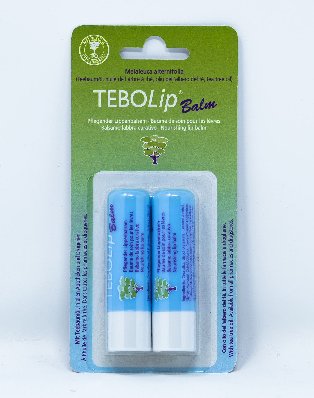 Tebodont Tebo Lip Balm Duo Stick Balsamo Labbra – 2 pz