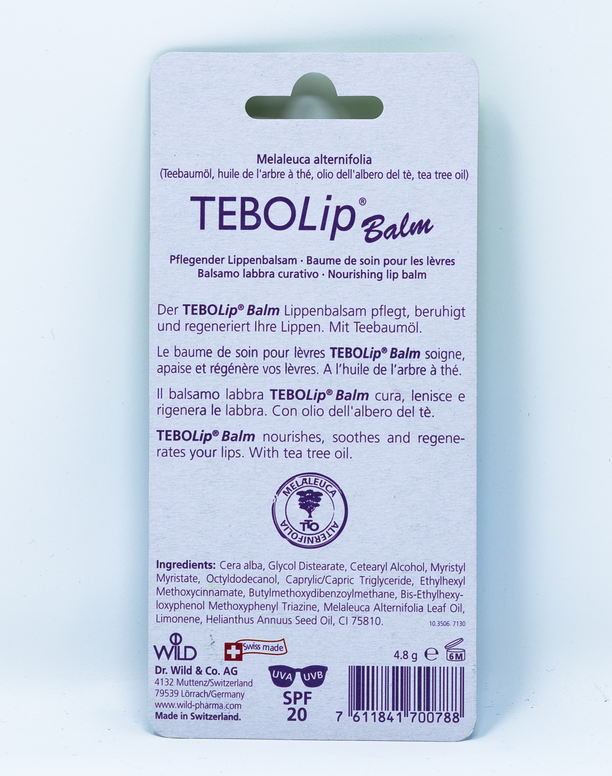Tebodont Tebo Lip Balm Duo Stick Balsamo Labbra  – 2 pz