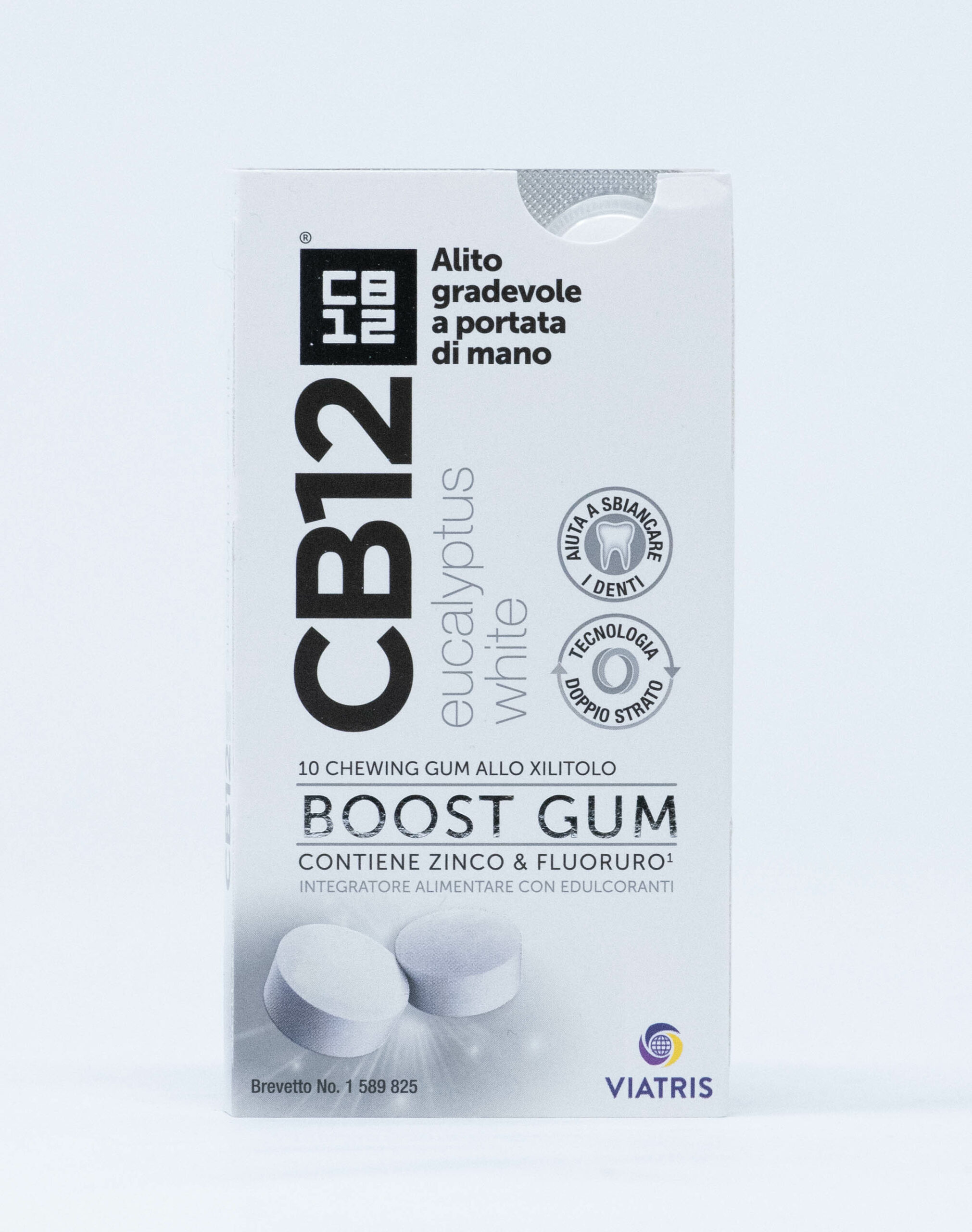 CB12 Boost Gomme da Masticare Eucaliptus White