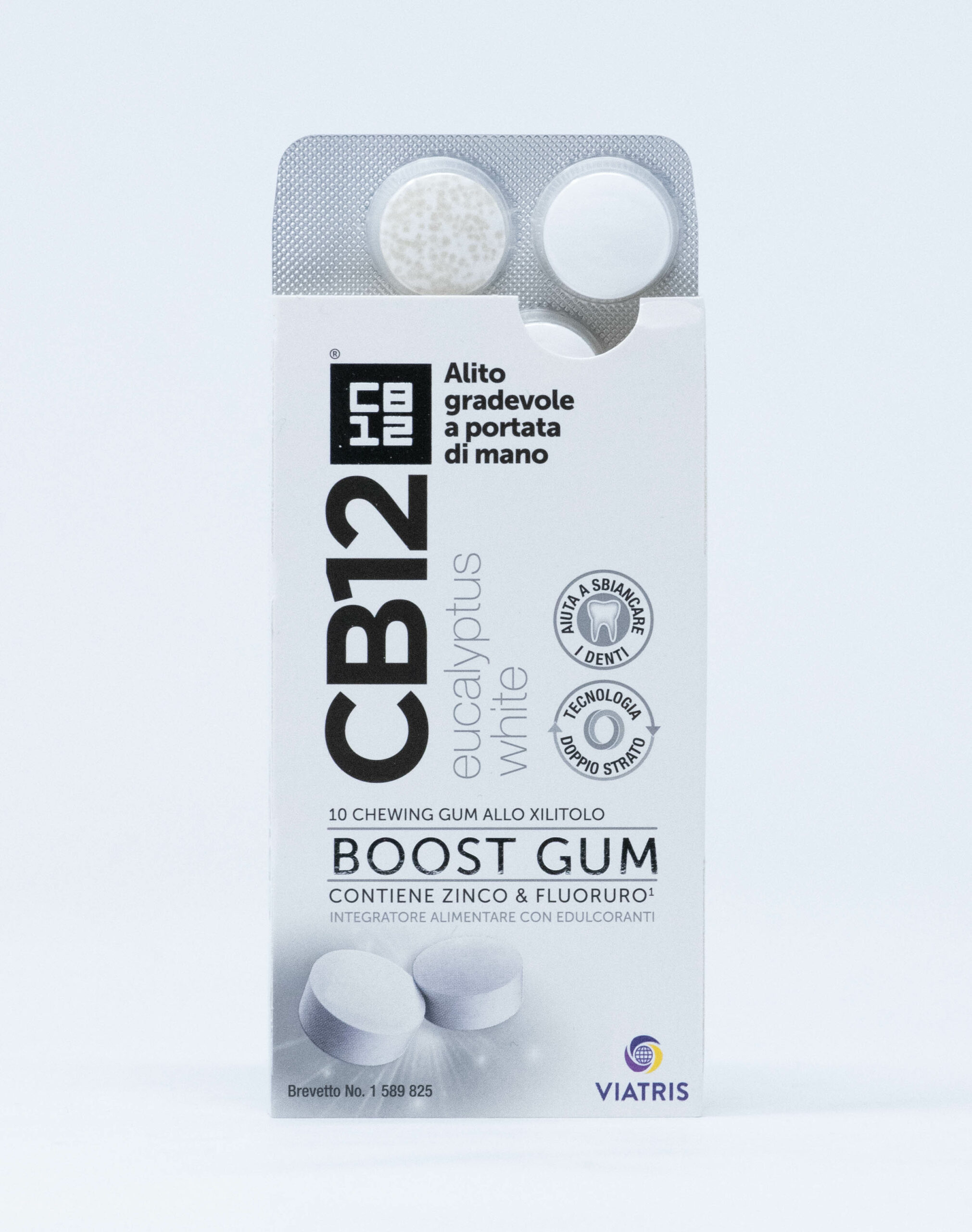 CB12 Boost Gomme da Masticare Eucaliptus White