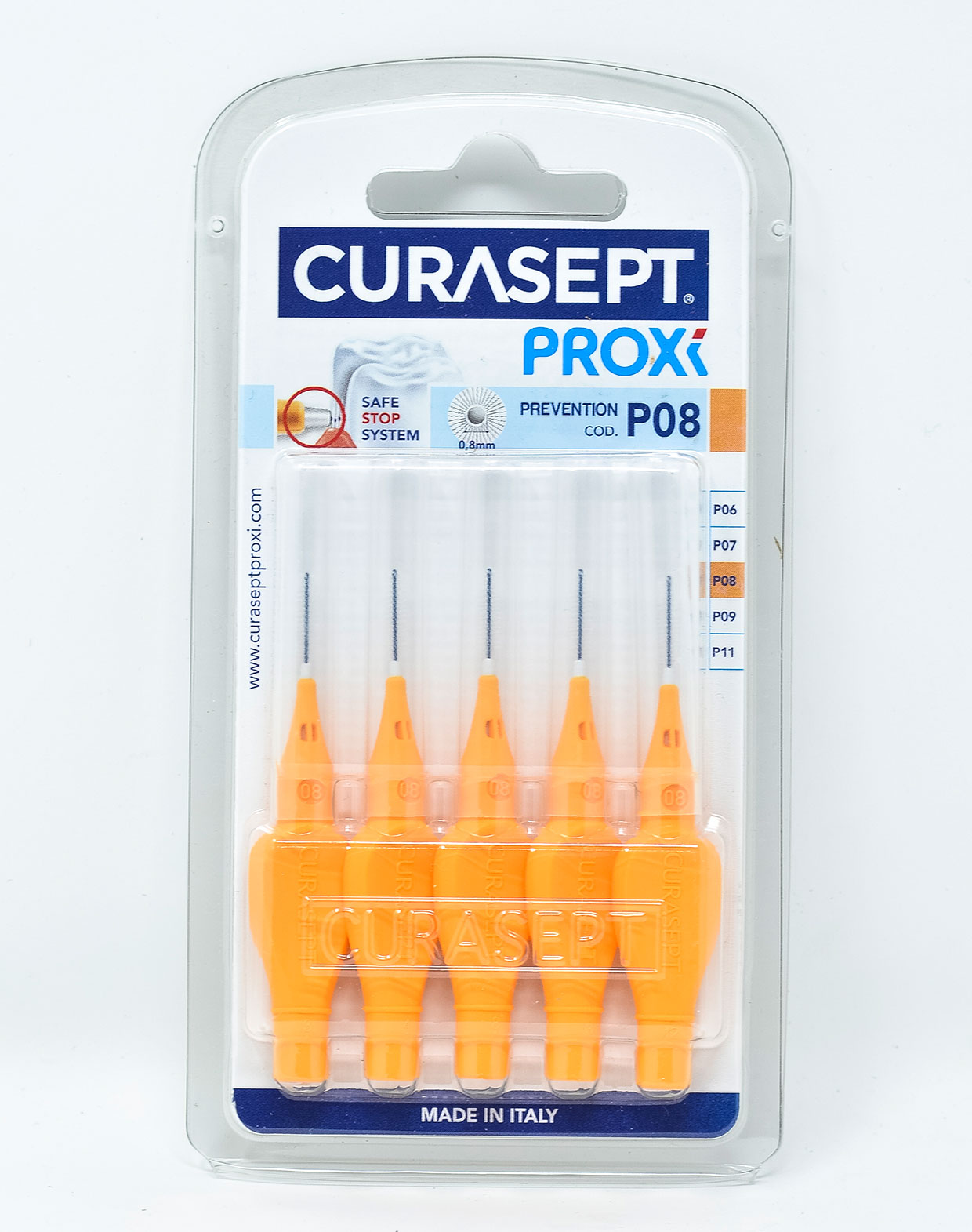 Curasept Scovolino Proxi Prevention P08 - 0,8 mm ISO 1