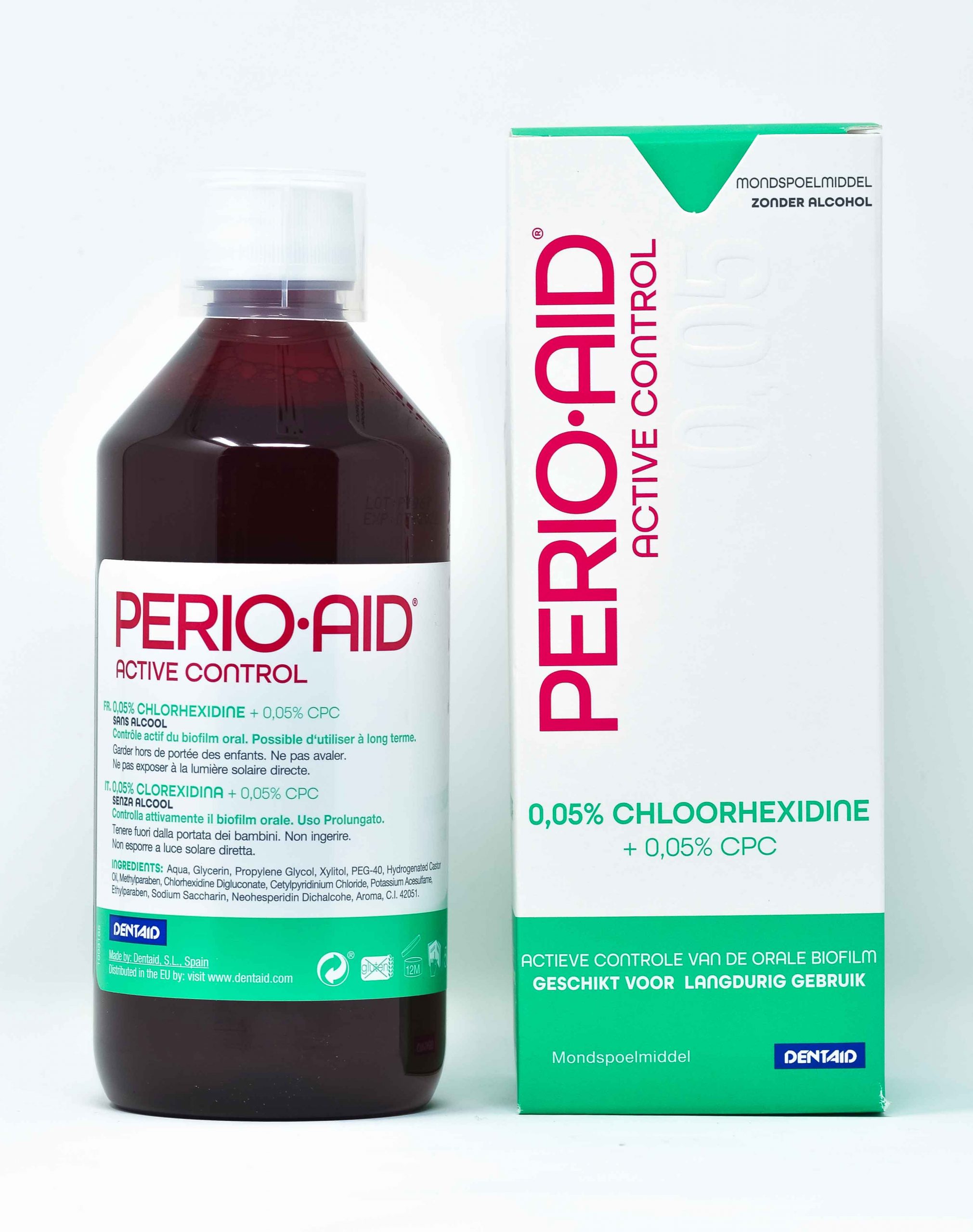 Dentaid Collutorio Perio Aid Active Control CHX 0,05% + CPC 0,05% - 500 ml