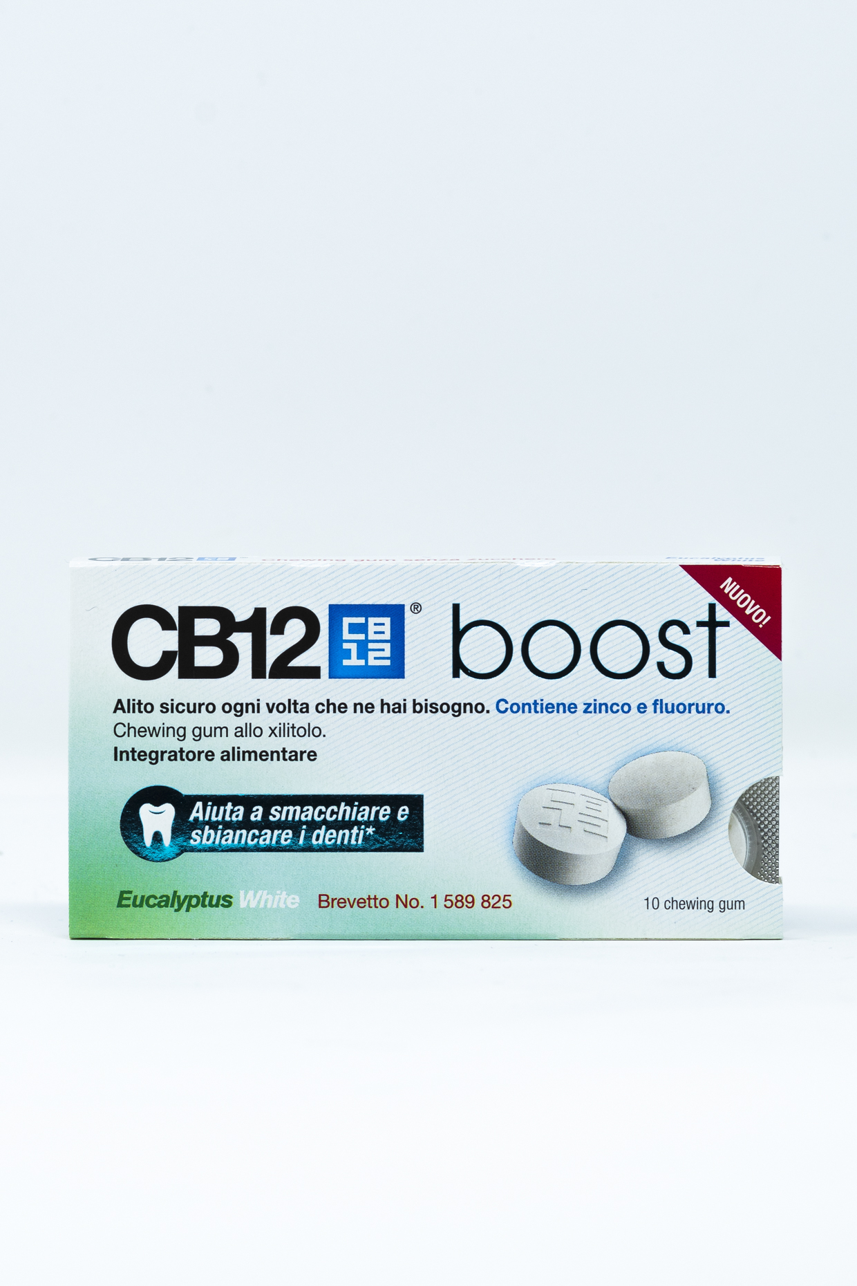 CB12 Boost Gomme da Masticare Eucaliptus White