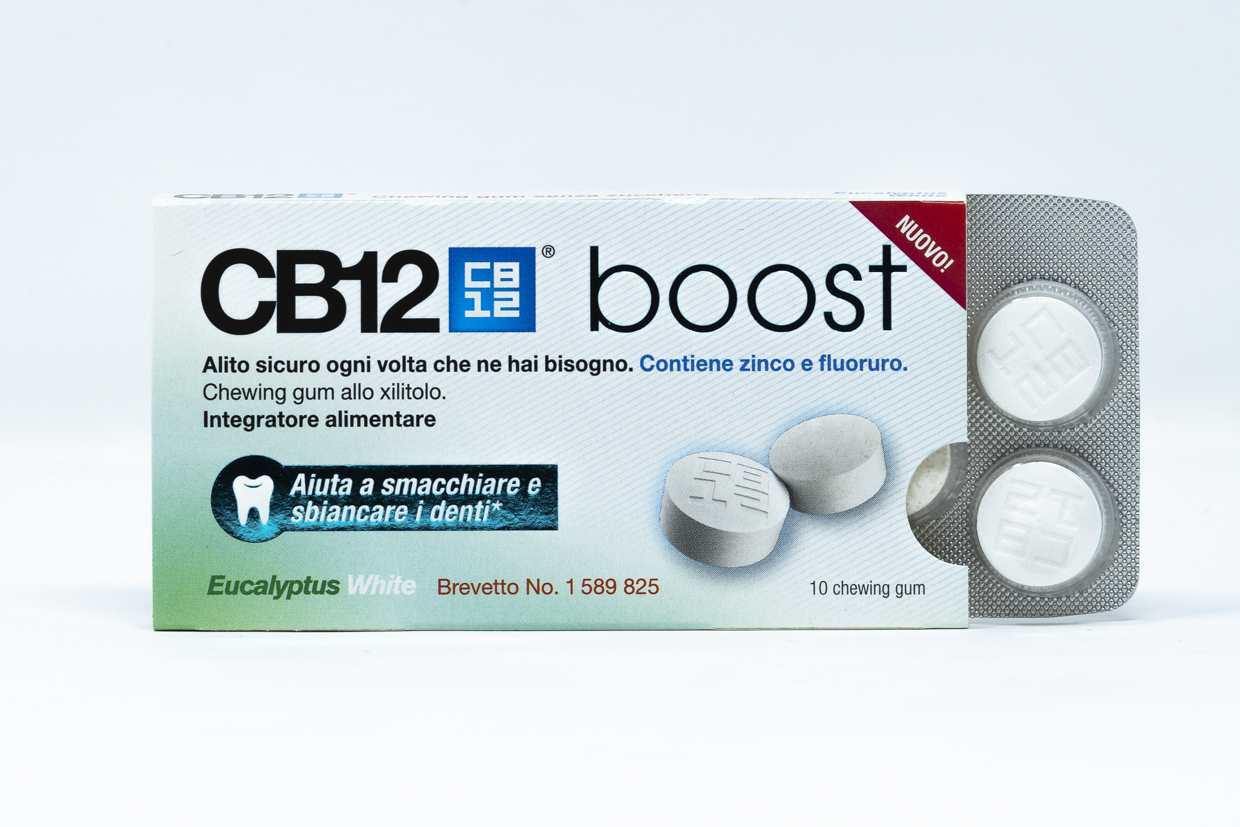 CB12 Boost Gomme da Masticare Eucaliptus White