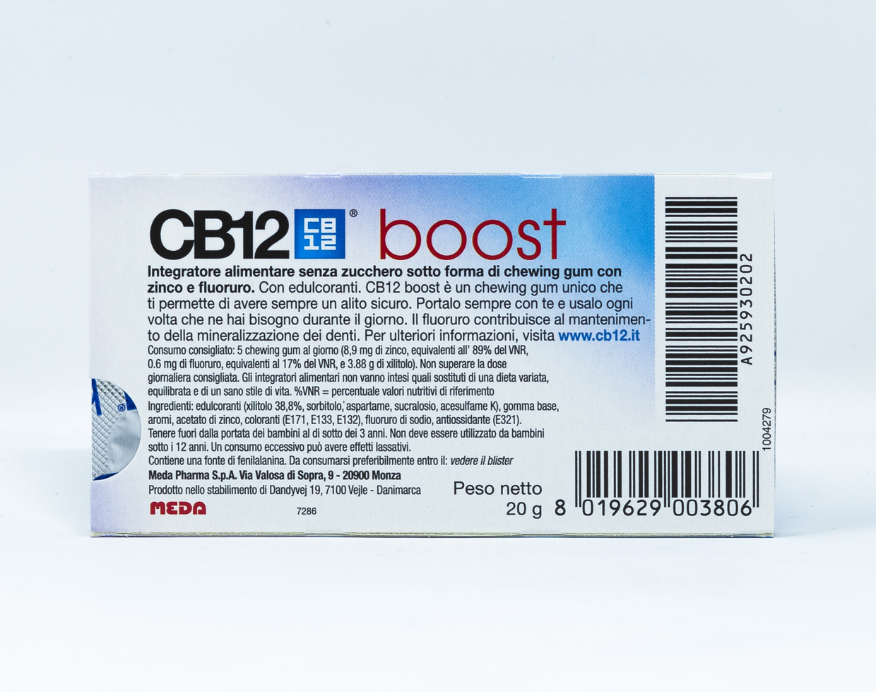 CB12 Boost Gomme da Masticare Strong Mint
