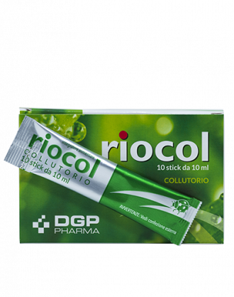 Riocol Stick Collutorio Integratore Alimentare in Bustina - 10 pz x 10 ml