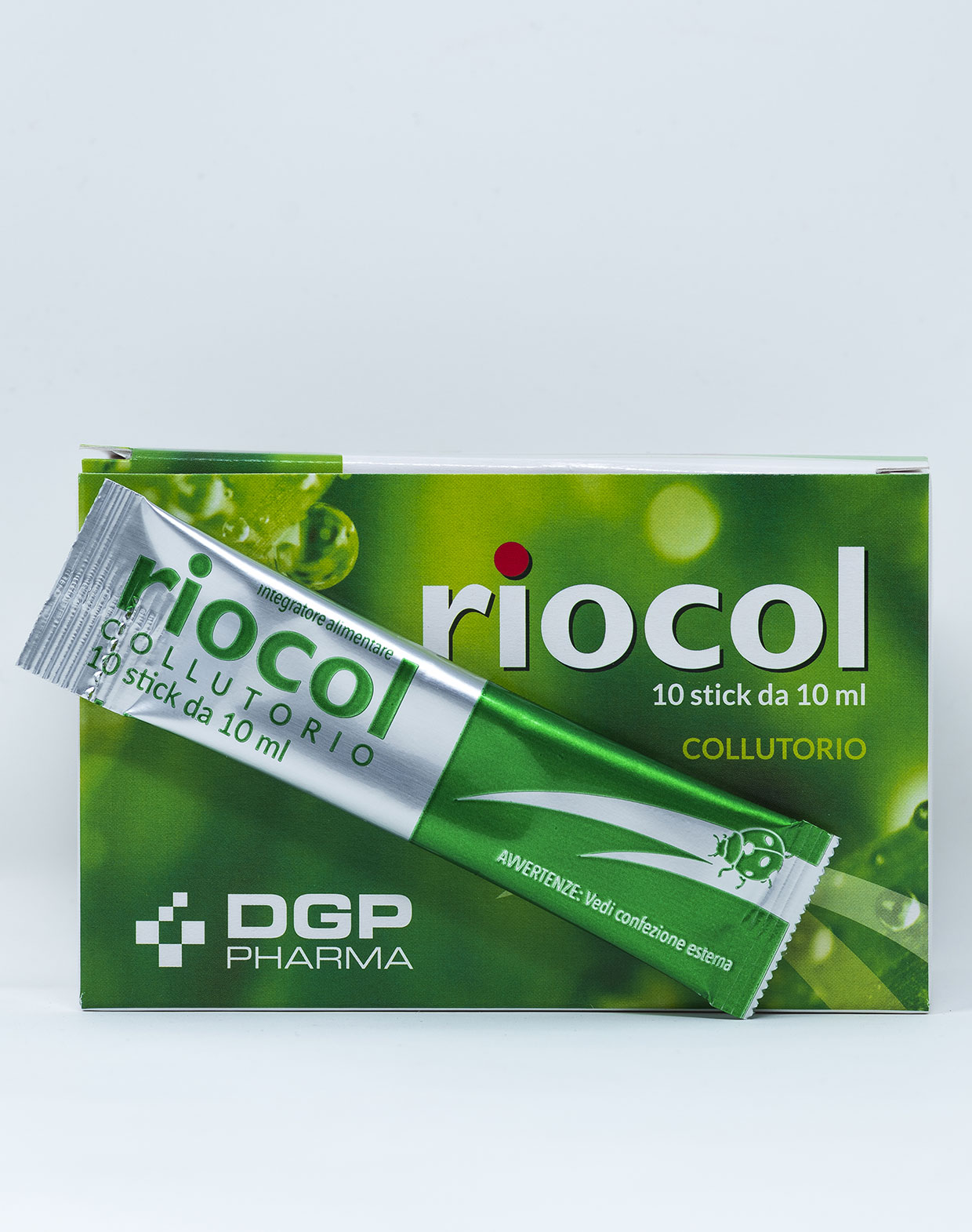 Riocol Stick Collutorio Integratore Alimentare in Bustina - 10 pz x 10 ml