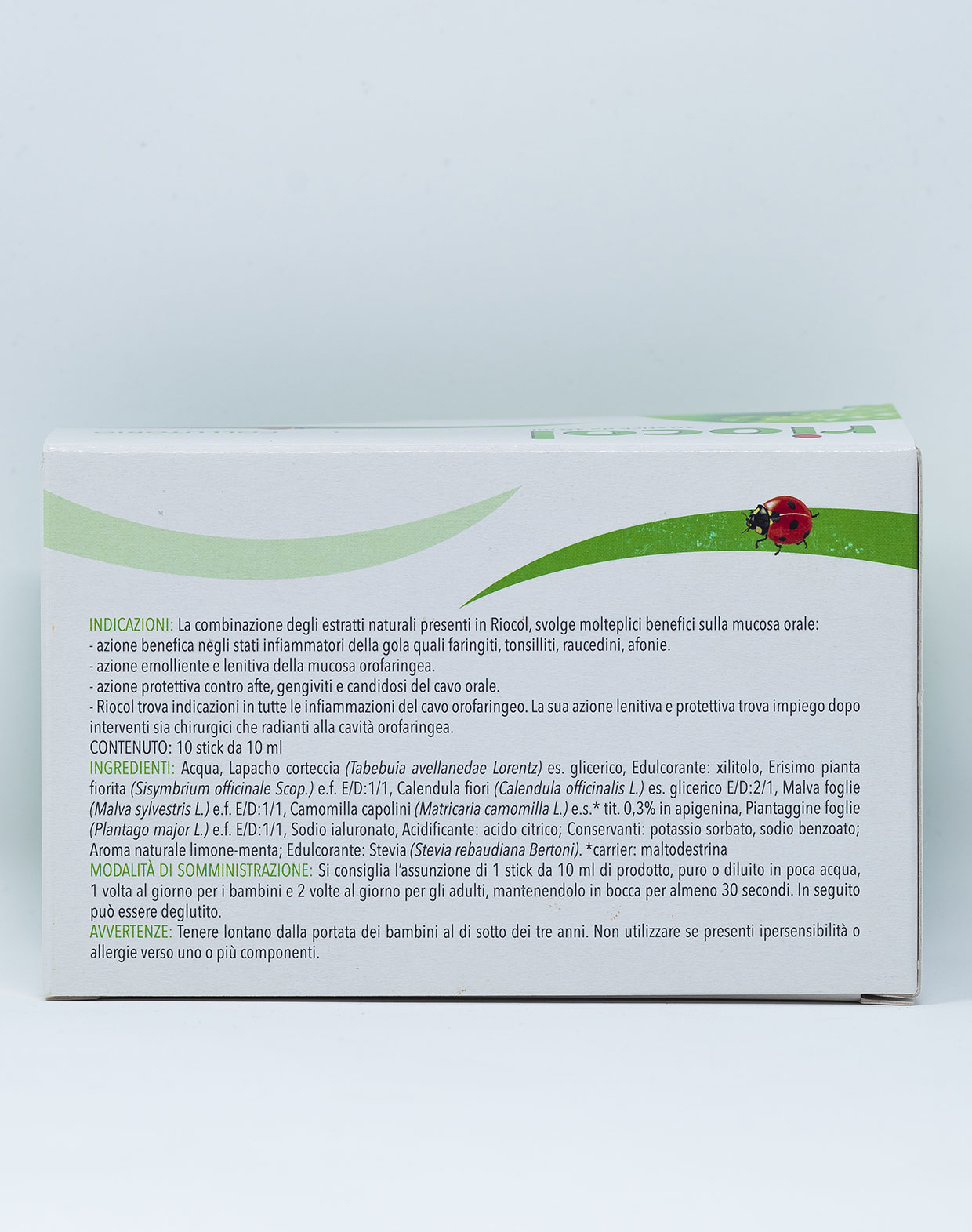 Riocol Stick Collutorio Integratore Alimentare in Bustina - 10 pz x 10 ml