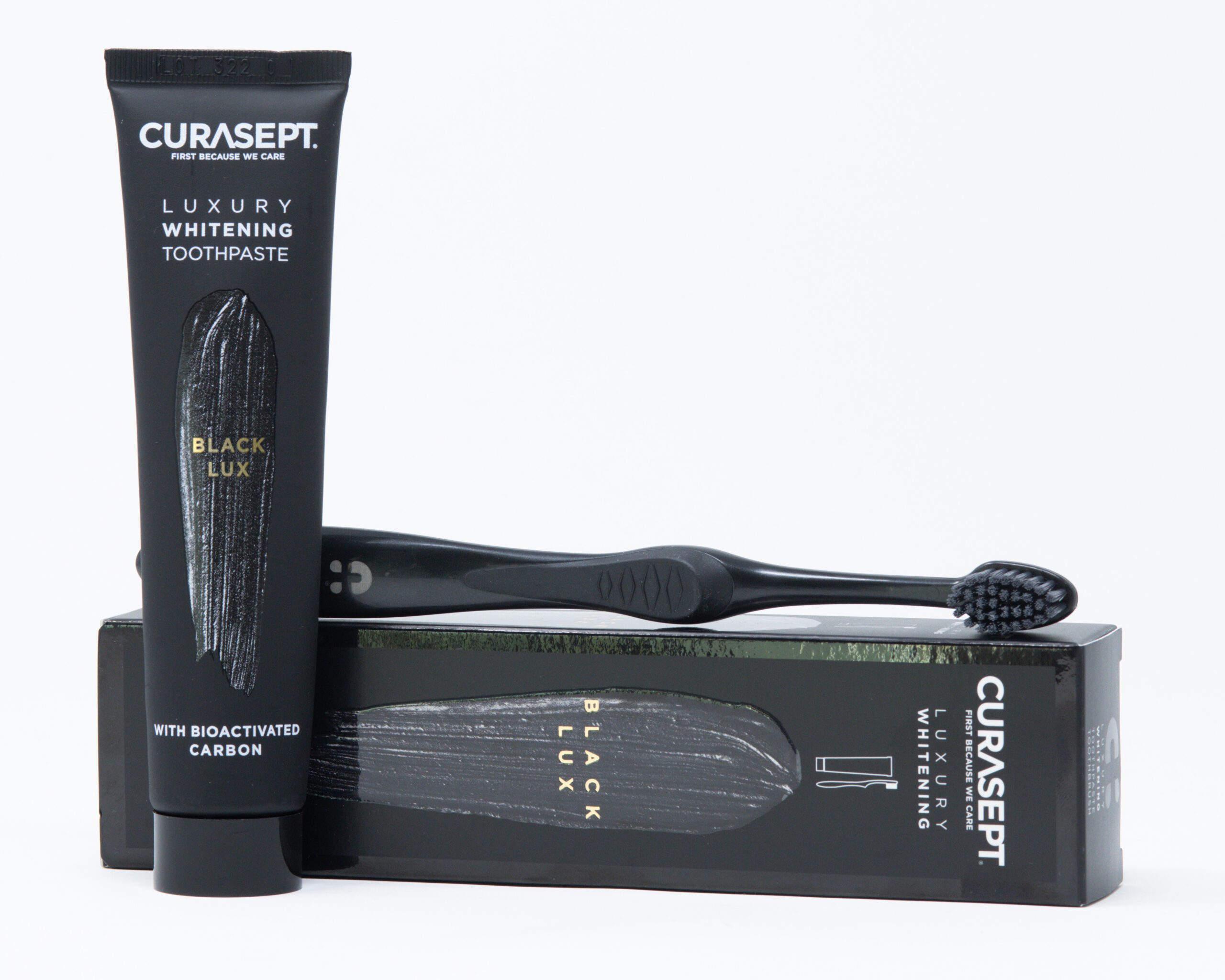 Curasept Dentifricio Black Luxury + Spazzolino