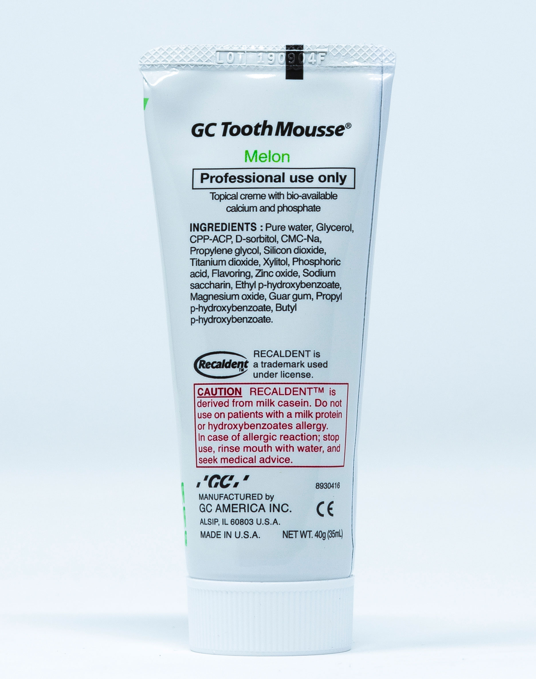 GC Crema Remineralizzante Tooth Mousse Melone - 40 g